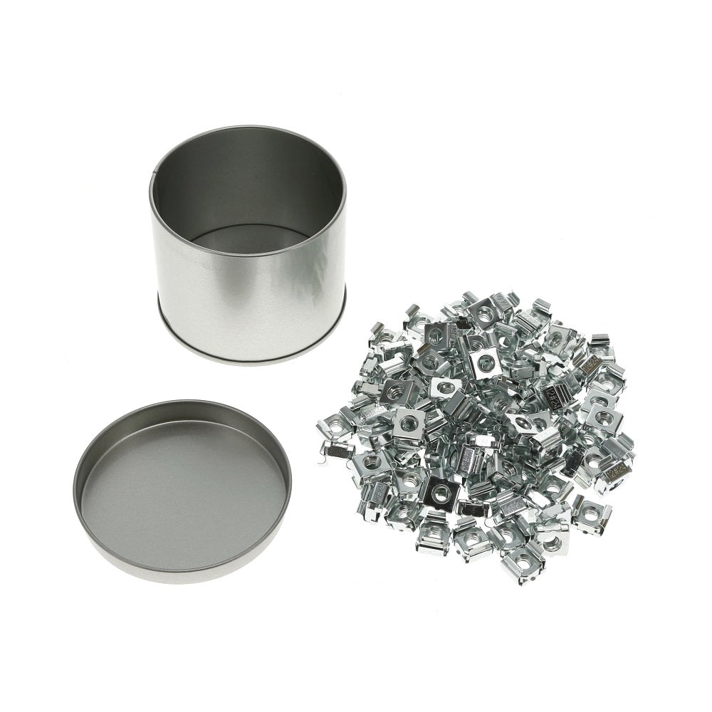 #12-24 Cage Nuts, 100-pack Tin Can #12-24 Cage Nuts, 100-pack Tin Can